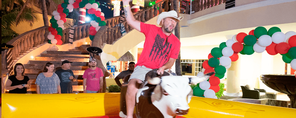 Mechanical Bull in Royal Solaris Cancun