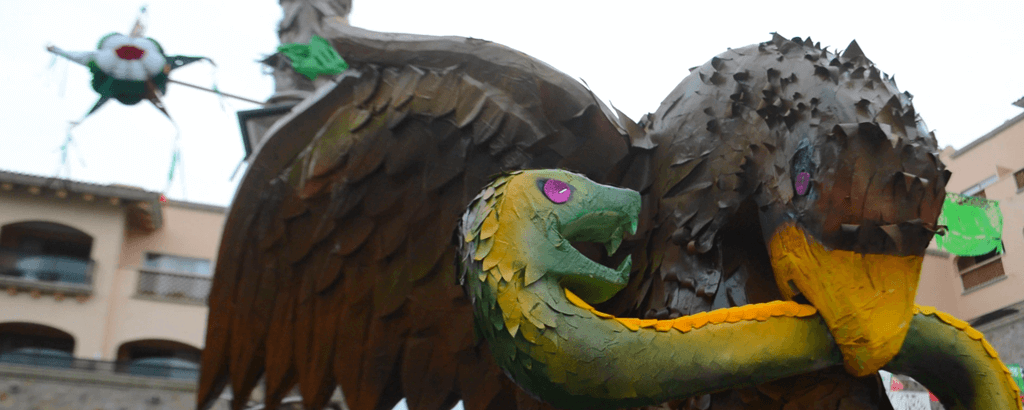 Eagle the patriotic symbol of Mexico in Royal Solaris Los Cabos