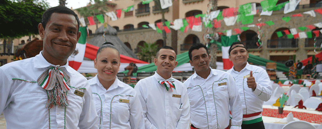 Staff of Royal Solaris Los Cabos on the 15th of September