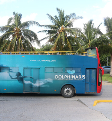 Touristic Bus in Cancun