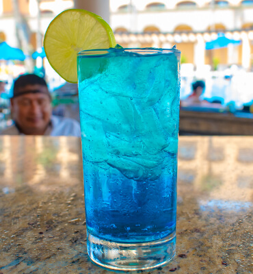 Blue Sky Drink at Solaris