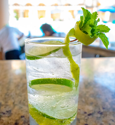 Mojitos at the Bars of the Solaris Resorts