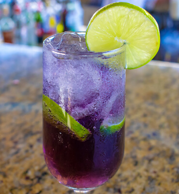 Purple Moon Drink at the Solaris Resort Bars