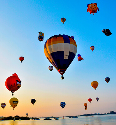 Hot Air Balloon Festival in Cancun