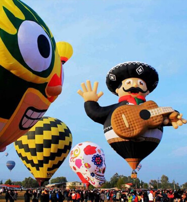 hot air balloon rides in cancun mexico