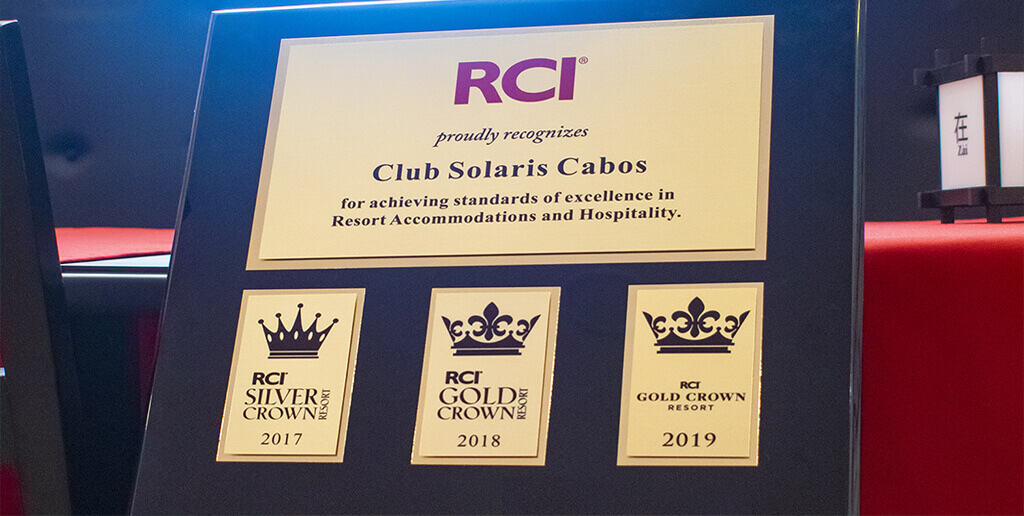 RCI Award 2019 for Club Solaris Cabo