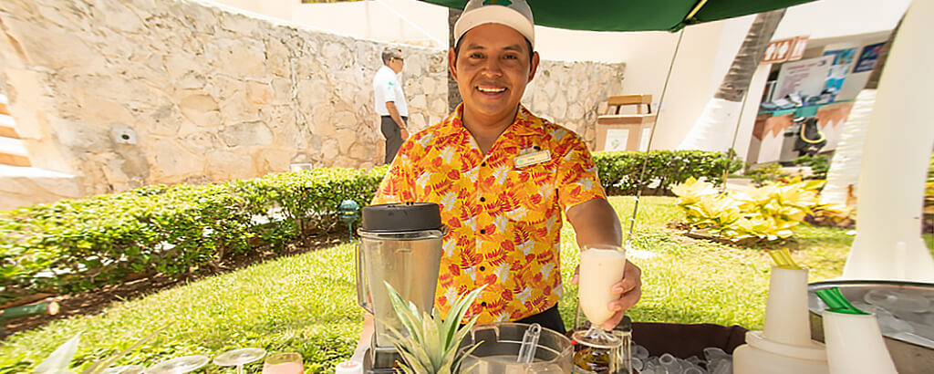 Drinks Smoothies and more that you can find at the Solaris Resorts in Cancun