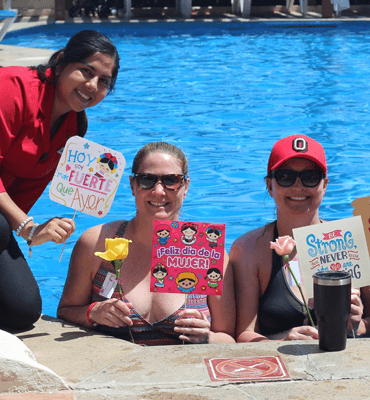 Celebrando el Día internacional de La Mujer en Cancún