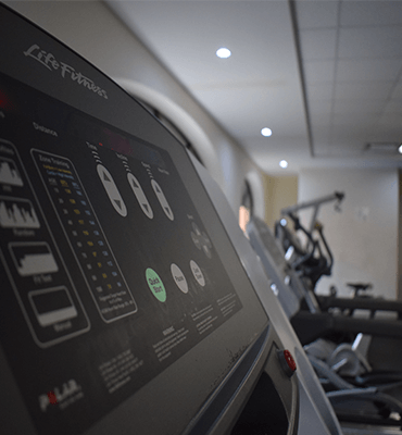 Treadmills at the Gym of Club Solaris Cabos