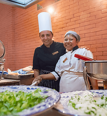 The cooks of Cafe Solaris In Los Cabos