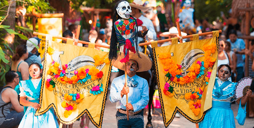 Asi fue el Festival de día de muertos en Xcaret Cancún