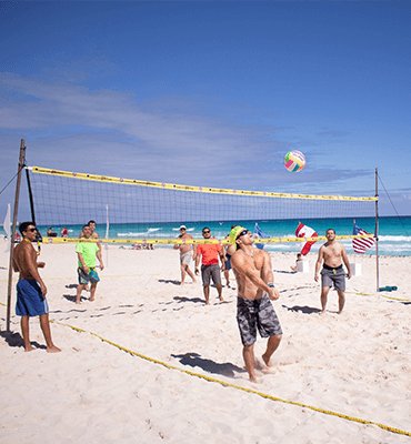 partido de volley en Solaris