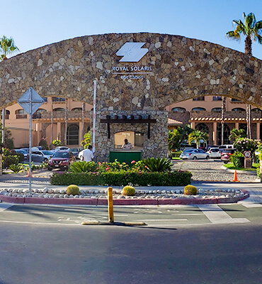 Llegando al Hotel Royal Solaris en Los Cabos