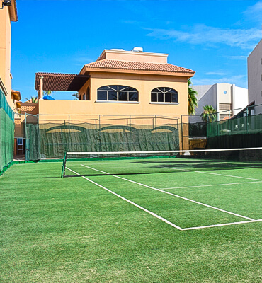 La Cancha de Tenis en el Hotel Royal Solaris Cabos