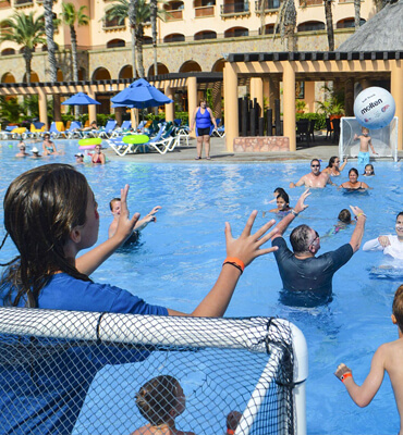 Waterpolo at Royal Solaris Cabos