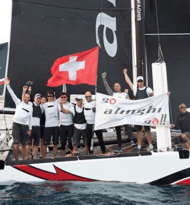 Swiss team the winners of the Extreme Sailing Series in Los Cabos