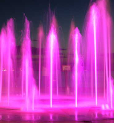 Las Fuentes de la Plaza Isla en Cancun