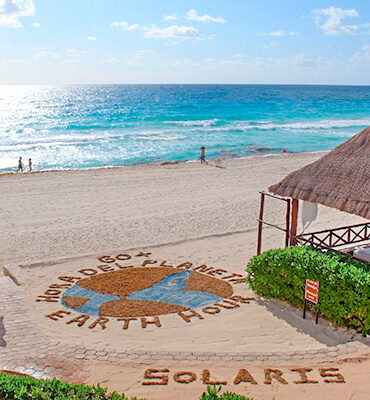 La hora del planeta en Cancun