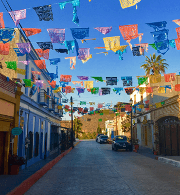 El pueblo de Todos Santos en Los Cabos