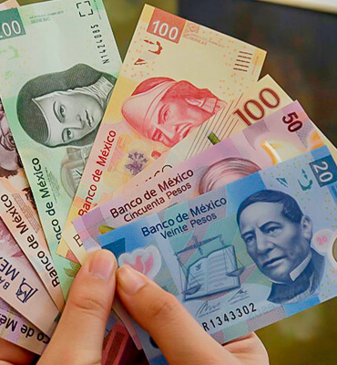 Usando dinero local en tus Vacaciones en México